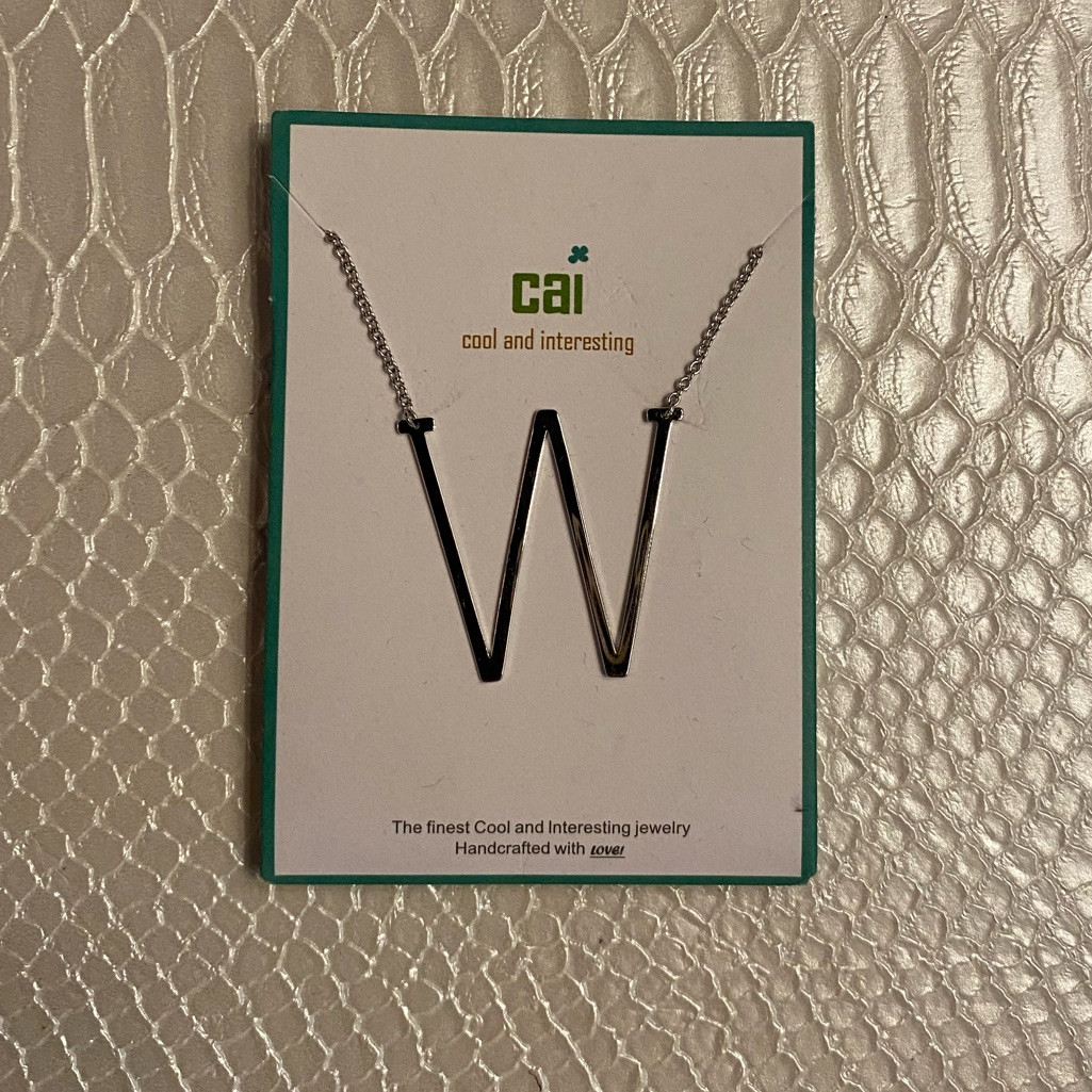 W Capital Initial Necklace